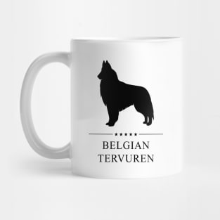 Belgian Tervuren Black Silhouette Mug